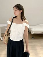 【スナイデル/SNIDEL】のデザインパフスリーブブラウス 人気、トレンドファッション・服の通販 founy(ファニー) ファッション Fashion レディースファッション WOMEN トップス・カットソー Tops/Tshirt シャツ/ブラウス Shirts/Blouses おすすめ Recommend アイレット Eyelet オフショル Off Shoulder ギャザー Gather ギンガム Gingham セットアップ Set Up チェック Check デコルテ Decolletage デニム Denim トレンド Trend フリル Frills ラップ Wrap レース Race |ID:prp329100004531168