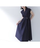 【ナチュラル ビューティー ベーシック/NATURAL BEAUTY BASIC】のベルテッドポケットシャツワンピース ネイビー|ID: prp329100004531190 ipo3291000000032032568