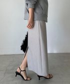 【ドゥ アルシーヴ/Doux archives】のダブルクロスタイトスカート 人気、トレンドファッション・服の通販 founy(ファニー) ファッション Fashion レディースファッション WOMEN スカート Skirt サンダル Sandals スニーカー Sneakers スリット Slit ダブル Double 人気 Popularity 定番 Standard thumbnail GRAY|ID: prp329100004531201 ipo3291000000032358237