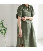 【アーバンリサーチ ドアーズ/URBAN RESEARCH DOORS】の『WEB/一部店舗限定カラー』リネン半袖シャツワンピース 人気、トレンドファッション・服の通販 founy(ファニー) ファッション Fashion レディースファッション WOMEN ワンピース Dress シャツワンピース Shirt Dresses 2025年 2025 2025春夏・S/S Ss,Spring/Summer,2025 シンプル Simple ベーシック Basic リネン Linen ワイド Wide 半袖 Short Sleeve 夏 Summer S/S・春夏 Ss・Spring/Summer thumbnail GREEN|ID: prp329100004531205 ipo3291000000032369087