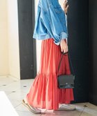 【フリークスストア/FREAK'S STORE】のインド ティアード 切り替え スカート【限定展開】 25SS レッド|ID: prp329100004531218 ipo3291000000032278649