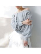 【スナイデル/SNIDEL】のオフショルタックスウェット GRY[006]|ID: prp329100004531234 ipo3291000000032032748