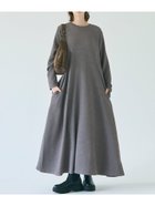 【コカ/COCA】のエンボス加工Aラインフレアワンピース Gray|ID: prp329100004531238 ipo3291000000032728979