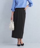 【その他のブランド/Other】のIライン サテン スカート -ストレッチ・防シワ- BLACK|ID: prp329100004531240 ipo3291000000032202011