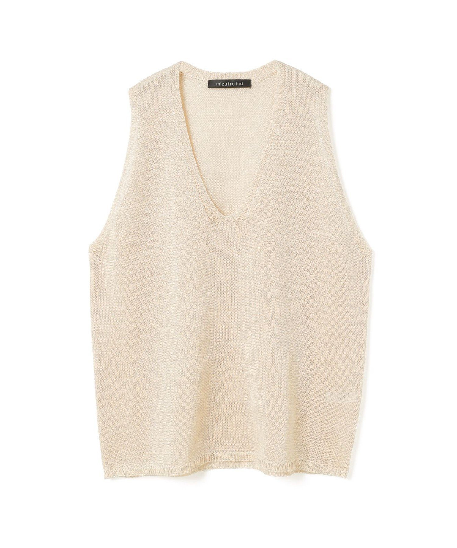 【マーコート/MARcourt】のmizuiro ind ワイドVネックベスト インテリア・キッズ・メンズ・レディースファッション・服の通販 founy(ファニー) 　ファッション　Fashion　レディースファッション　WOMEN　アウター　Coat Outerwear　トップス・カットソー　Tops/Tshirt　ベスト/ジレ　Gilets/Vests　Vネック　V-Neck　インナー　Inner　ノースリーブ　No Sleeve　ベスト　Vest　ポケット　Pocket　ワイド　Wide　夏　Summer　春　Spring　S/S・春夏　Ss・Spring/Summer　無地　Plain Color　アイボリー|ID: prp329100004531271 ipo3291000000032032901