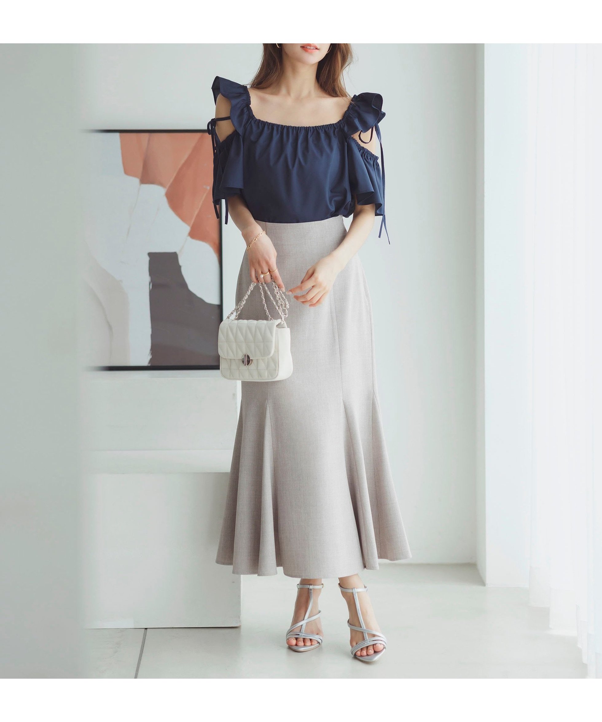 【プロポーション ボディドレッシング/PROPORTION BODY DRESSING】のハイウエストマーメイドスカート インテリア・キッズ・メンズ・レディースファッション・服の通販 founy(ファニー) 　ファッション　Fashion　レディースファッション　WOMEN　スカート　Skirt　シンプル　Simple　マーメイド　Mermaid　夏　Summer　ブラウン|ID: prp329100004531278 ipo3291000000032366215