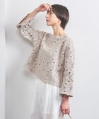 【ユナイテッドアローズ/UNITED ARROWS】のクロッシー エンブロイダリー ニットプルオーバー NATURAL|ID: prp329100004531280 ipo3291000000033212213