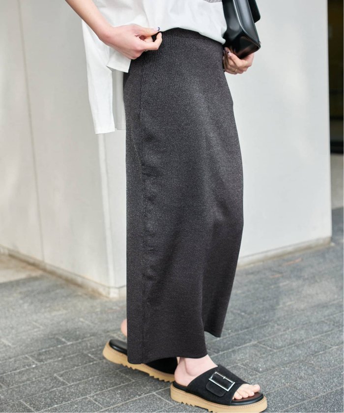 【スピック&スパン/Spick & Span】の《追加》ラメ総針タイトスカート インテリア・キッズ・メンズ・レディースファッション・服の通販 founy(ファニー) https://founy.com/ ファッション Fashion レディースファッション Ladies' Fashion Online スカート Skirt タイトスカート Tight Skirt 人気 Popularity 再入荷 Restock/Back In Stock/Re Arrival |ID: prp329100004531287 ipo3291000000032687807