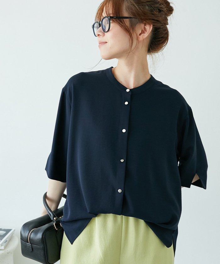 【ルクールブラン/le.coeur blanc】の2WAYジョーゼットブラウス インテリア・キッズ・メンズ・レディースファッション・服の通販 founy(ファニー) https://founy.com/ ファッション Fashion レディースファッション Fashion for Women トップス・カットソー Cut & Sew Tops シャツ・ブラウス・オフィスカジュアル Elegant Blouses & Button-Ups おすすめ Recommended / Our Picks ウェーブ Wavy Pattern ギャザー Gathered, Ruffled シンプル Simple, Minimal ジョーゼット Georgette, Semi-Sheer Fabric ストレッチ Stretch, Stretchy Fabric ストレート Straight, Straight Cut スリット Slit, Slit Detail フロント Front, Front Design ベーシック Basic, Essential ロング Long, Long-Length 人気 Popular, Best Seller 今季 This Season, Current Season 半袖 Short Sleeve, Half Sleeve 夏 Summer |ID: prp329100004531292 ipo3291000000032724855