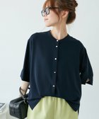 【ルクールブラン/le.coeur blanc】の2WAYジョーゼットブラウス ネイビー|ID: prp329100004531292 ipo3291000000032724857
