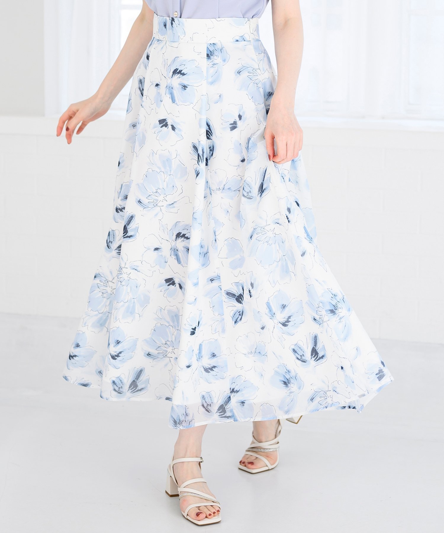 【ミッシュマッシュ/MISCH MASCH】の2025SS 水彩フラワーラメシフォンスカート/MM527204 人気、トレンドファッション・服の通販 founy(ファニー) 　ファッション　Fashion　レディースファッション　Fashion for Women　スカート　Skirts　2025年　2025　2025春夏・S/S　Spring/Summer 2025 SS25　シフォン　Chiffon, Lightweight Fabric　フェミニン　Feminine, Girly　フラワー　Flower, Floral　ポケット　Pocket, Pocket Detail　エレガント 上品　Elegant　 other-1|ID: prp329100004531306 ipo3291000000032736433