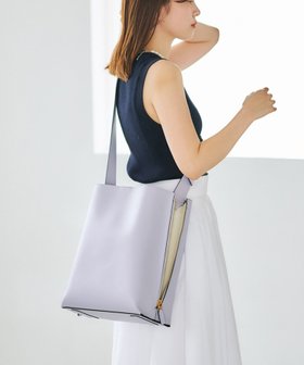 【ロペ/ROPE'】の【E POR】Y BAG Shoulder Large【通勤】【A4対応】【25AW】 人気、トレンドファッション・服の通販 founy(ファニー) ファッション Fashion レディースファッション WOMEN 秋 Autumn/Fall コンパクト Compact サイドジップ Side Zip ショルダー Shoulder スリム Slim スーツ Suit パープル Purple ポケット Pocket マグネット Magnet A/W・秋冬 Aw・Autumn/Winter・Fw・Fall-Winter おすすめ Recommend ビジネス 仕事 通勤 Business 2025年 2025 |ID:prp329100004531308