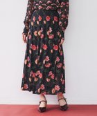 【アンタイトル/UNTITLED】の【セットアップ可能/洗える/柄スカート】フラワーシフォンプリーツスカート 人気、トレンドファッション・服の通販 founy(ファニー) ファッション Fashion レディースファッション WOMEN セットアップ Setup スカート Skirt スカート Skirt プリーツスカート Pleated Skirts エレガント 上品 Elegant クラシック Classic シフォン Chiffon セットアップ Set Up フラワー Flower プリーツ Pleats モダン Modern モチーフ Motif 洗える Washable thumbnail ブラック|ID: prp329100004531337 ipo3291000000032106797