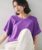 【アンタイトル/UNTITLED】の【12色展開/体型カバー/2way】バウンドスリーブニット 人気、トレンドファッション・服の通販 founy(ファニー) ファッション Fashion レディースファッション WOMEN トップス・カットソー Tops/Tshirt ニット Knit Tops 今季 This Season ストレッチ Stretch 定番 Standard バランス Balance パターン Pattern ボトム Bottom ボーダー Border ワイド Wide 夏 Summer thumbnail パープル|ID: prp329100004531338 ipo3291000000032097645