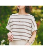 【アンタイトル/UNTITLED】の【12色展開/体型カバー/2way】バウンドスリーブニット 人気、トレンドファッション・服の通販 founy(ファニー) ファッション Fashion レディースファッション WOMEN トップス・カットソー Tops/Tshirt ニット Knit Tops 今季 This Season ストレッチ Stretch 定番 Standard バランス Balance パターン Pattern ボトム Bottom ボーダー Border ワイド Wide 夏 Summer thumbnail ホワイト×ベージュ|ID: prp329100004531338 ipo3291000000032097652