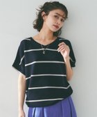 【アンタイトル/UNTITLED】の【12色展開/体型カバー/2way】バウンドスリーブニット 人気、トレンドファッション・服の通販 founy(ファニー) ファッション Fashion レディースファッション WOMEN トップス・カットソー Tops/Tshirt ニット Knit Tops 今季 This Season ストレッチ Stretch 定番 Standard バランス Balance パターン Pattern ボトム Bottom ボーダー Border ワイド Wide 夏 Summer thumbnail ネイビー×グレージュ|ID: prp329100004531338 ipo3291000000032097655