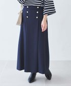 【ルクールブラン/le.coeur blanc】の《手洗い可能》カルゼマリントラペーズスカート ネイビー|ID: prp329100004531340 ipo3291000000032726123