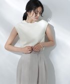 【ナノ ユニバース/nano universe】のAnti Soaked 汗染み防止リブノースリーブTシャツ(セットアップ可) アイボリー7|ID: prp329100004531358 ipo3291000000032033251