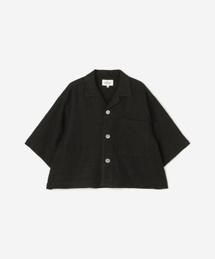 【ビショップ/Bshop】のオープンカラー半袖シャツ WOMEN インテリア・キッズ・メンズ・レディースファッション・服の通販 founy(ファニー) https://founy.com/ ファッション Fashion レディースファッション WOMEN トップス・カットソー Tops/Tshirt シャツ/ブラウス Shirts/Blouses ショート Short ジャケット Jacket パッチ Patch ポケット Pocket 半袖 Short Sleeve |ID: prp329100004531364 ipo3291000000032033275