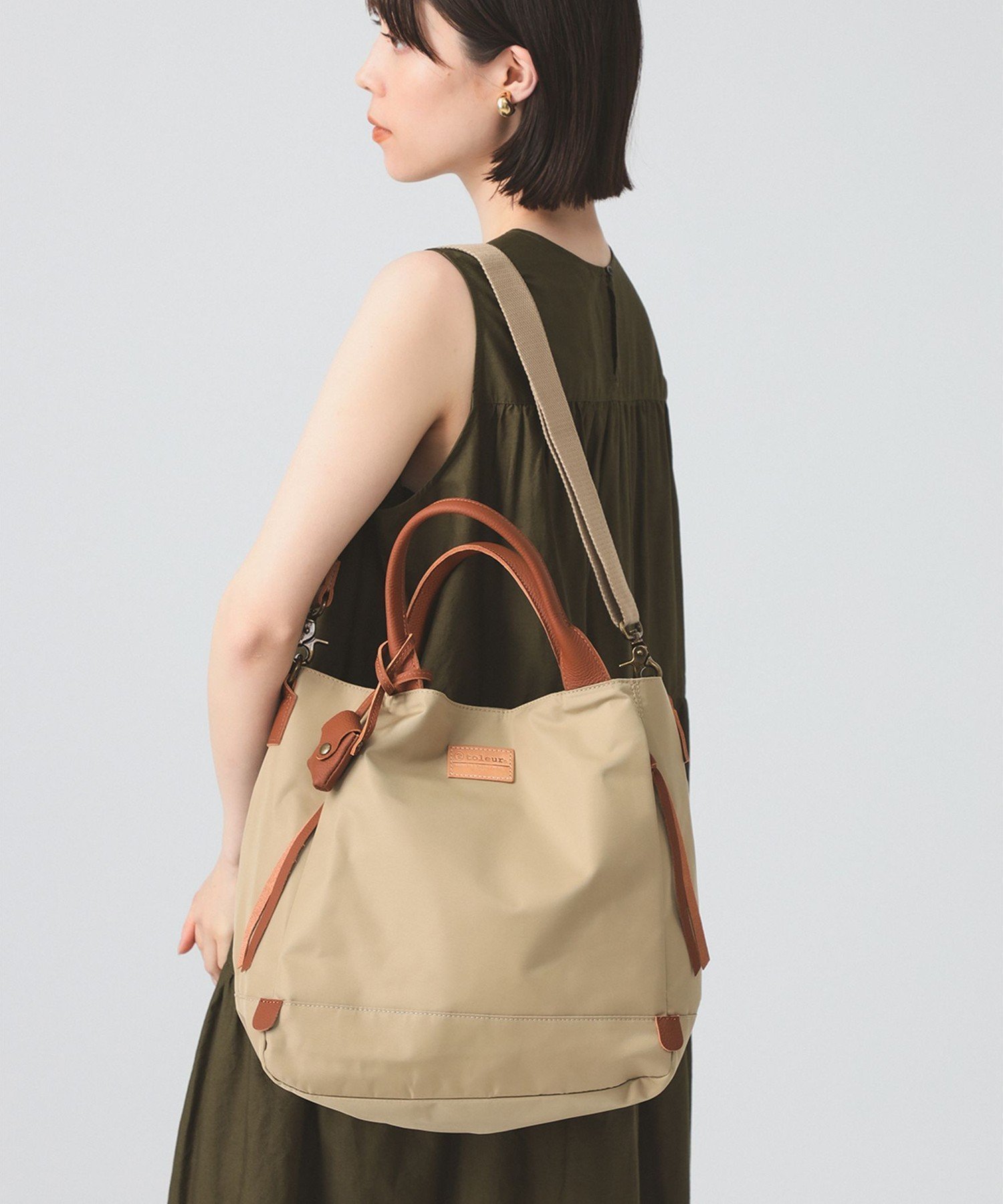 【ビームス ウイメン/BEAMS】の【5/16 9 59までポイント10倍】【定番/A4サイズ対応/ショルダー付】toleur / ポリエステル 2way トートバッグ 母の日 お仕事 インテリア・キッズ・メンズ・レディースファッション・服の通販 founy(ファニー) 　ファッション　Fashion　レディースファッション　WOMEN　バッグ　Bag　ショルダー　Shoulder　ラップ　Wrap　エレガント 上品　Elegant　人気　Popularity　ビジネス 仕事 通勤　Business　定番　Standard　BEIGE|ID: prp329100004531366 ipo3291000000032033285