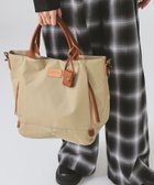 【ビームス ウイメン/BEAMS】の【A4サイズ収納可】toleur / ポリエステル 2way トートバッグ トーラ 通勤通学 旅行 25AW マザーズバッグ BEIGE|ID: prp329100004531366 ipo3291000000034601485