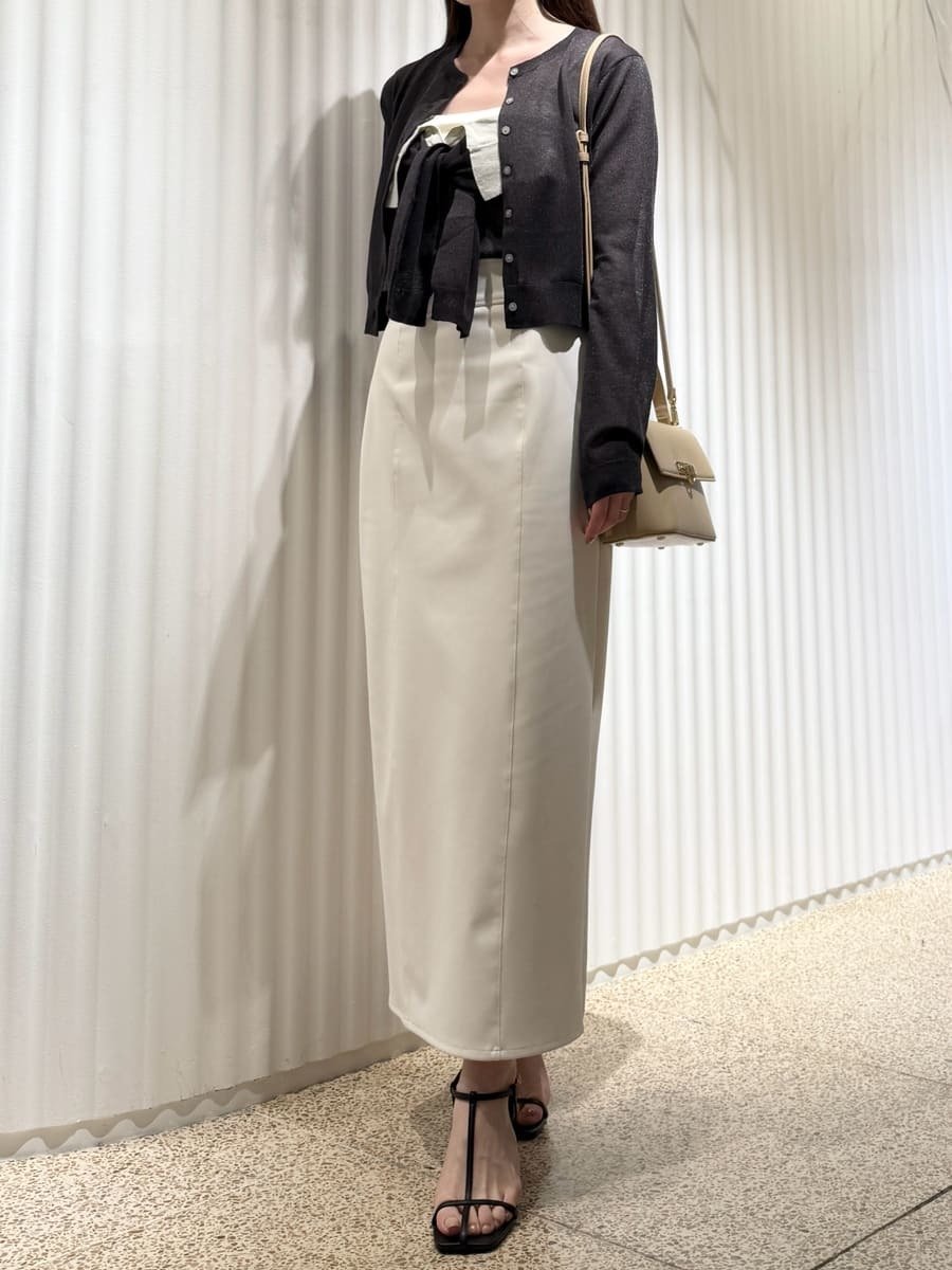 【スナイデル/SNIDEL】のシンプルタイトスカート インテリア・キッズ・メンズ・レディースファッション・服の通販 founy(ファニー) 　ファッション　Fashion　レディースファッション　Ladies' Fashion Online　スカート　Skirt　イエロー　Yellow　シンプル　Simple　タイトスカート　Tight Skirt　フロント　Front　定番　Standard　OWHT[002]|ID: prp329100004531374 ipo3291000000032612134