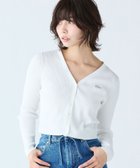 【ラコステ/LACOSTE】のUVカット クールマックスリブニットカーディガン 人気、トレンドファッション・服の通販 founy(ファニー) ファッション Fashion レディースファッション WOMEN トップス・カットソー Tops/Tshirt ニット Knit Tops カーディガン Cardigans おすすめ Recommend カーディガン Cardigan キャミソール Camisole クロップド Cropped クール Cool ショート Short スリム Slim タンク Tank フィット Fit リブニット Rib Knit ワンポイント One Point エレガント 上品 Elegant 夏 Summer 春 Spring S/S・春夏 Ss・Spring/Summer thumbnail ホワイト|ID: prp329100004531388 ipo3291000000032033362