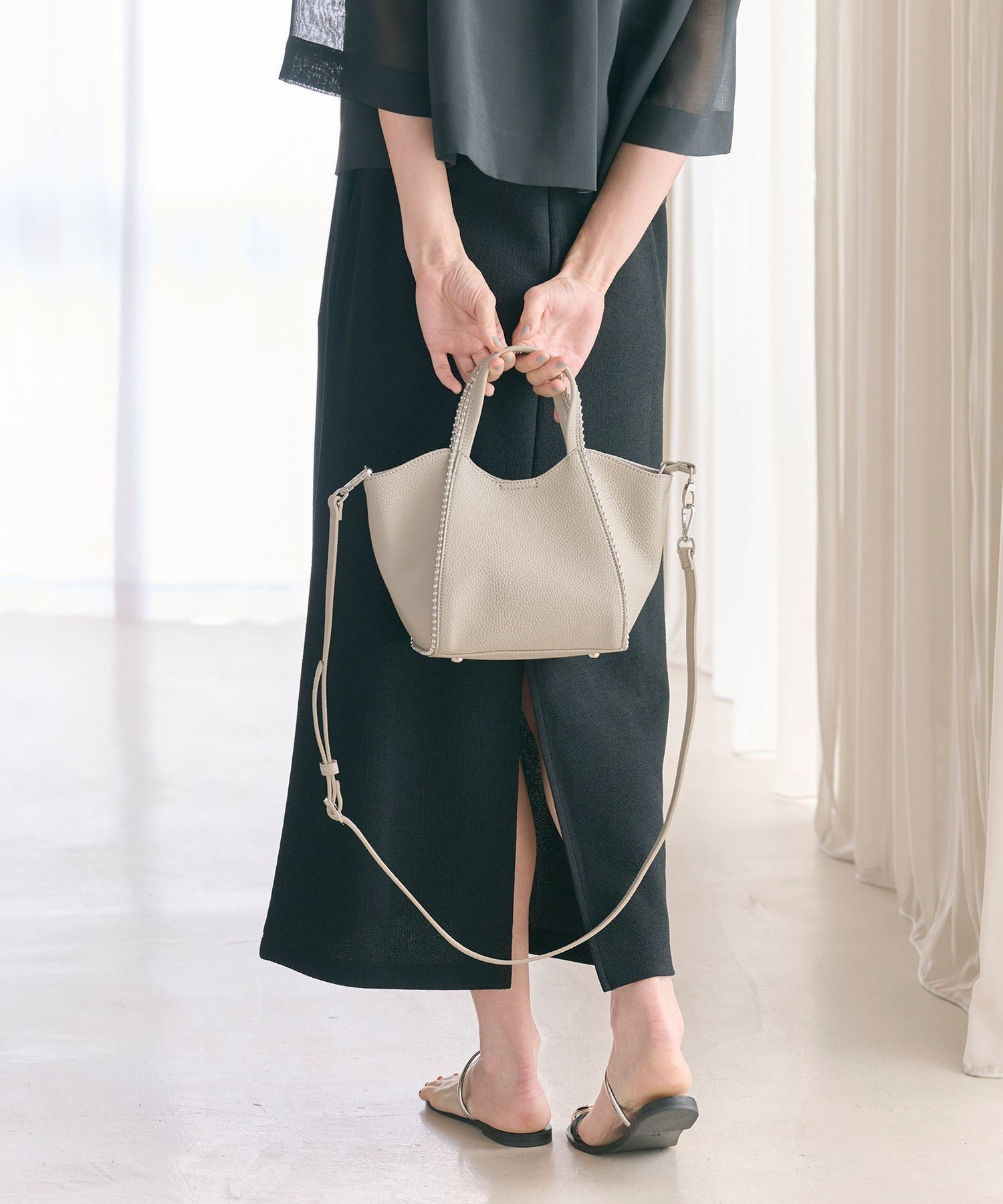 【ビューティ&ユース ユナイテッドアローズ/BEAUTY&YOUTH / UNITED ARROWS】のボールチェーン ミニトートバッグ -2WAY- インテリア・キッズ・メンズ・レディースファッション・服の通販 founy(ファニー) 　ファッション　Fashion　レディースファッション　Ladies' Fashion Online　バッグ　Bag　おすすめ　Recommend　イエロー　Yellow　コンパクト　Compact　ショルダー　Shoulder　チェーン　Chain　エレガント 上品　Elegant　人気　Popularity　ビジネス 仕事 通勤　Business　その他1|ID: prp329100004531393 ipo3291000000032678081