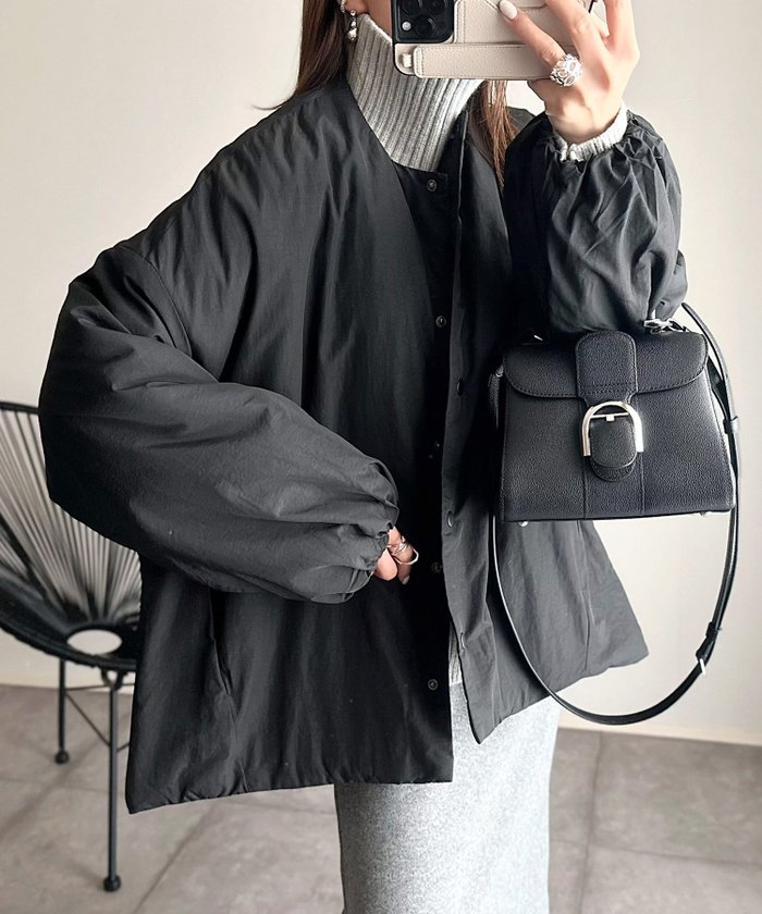 【その他のブランド/Other】のサイドファスナー ノーカラー ジャケット インテリア・キッズ・メンズ・レディースファッション・服の通販 founy(ファニー) https://founy.com/ ファッション Fashion レディースファッション WOMEN アウター Coat Outerwear ジャケット Jackets ノーカラージャケット No Collar Leather Jackets おすすめ Recommend ジャケット Jacket スリット Slit トレンド Trend ラウンド Round 冬 Winter 防寒 Cold Protection |ID: prp329100004531403 ipo3291000000032033440