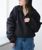 【チャオパニックティピー/CIAOPANIC TYPY】の【UNISEX】袖ギャザーナイロンブルゾン ブラック|ID: prp329100004531407 ipo3291000000032665980