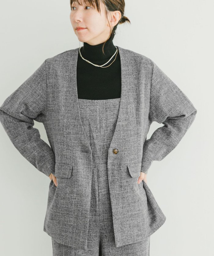【その他のブランド/Other】のノーカラージャケット インテリア・キッズ・メンズ・レディースファッション・服の通販 founy(ファニー) https://founy.com/ ファッション Fashion レディースファッション WOMEN アウター Coat Outerwear ジャケット Jackets ノーカラージャケット No Collar Leather Jackets 2025年 2025 2025春夏・S/S Ss,Spring/Summer,2025 オケージョン Occasion ジャケット Jacket セレモニー Ceremony フォーマル Formal ボトム Bottom 夏 Summer S/S・春夏 Ss・Spring/Summer |ID: prp329100004531416 ipo3291000000032033497