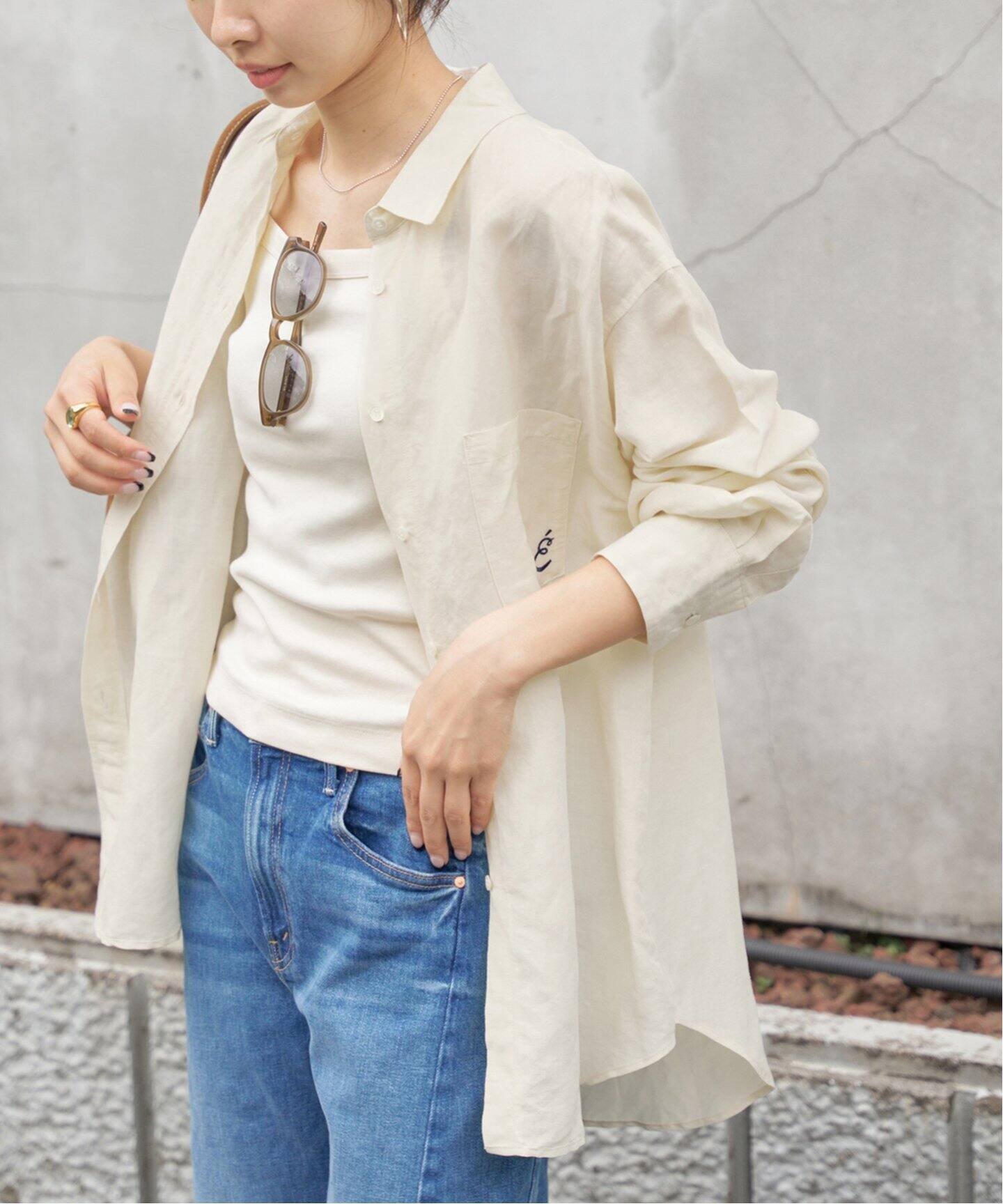【イエナ/IENA】の《追加》ラミーリヨセルロングシャツ インテリア・キッズ・メンズ・レディースファッション・服の通販 founy(ファニー) 　ファッション　Fashion　レディースファッション　WOMEN　トップス・カットソー　Tops/Tshirt　シャツ/ブラウス　Shirts/Blouses　ナチュラル A|ID: prp329100004531417 ipo3291000000032033504