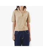 【ラコステ/LACOSTE】のスキッパーネックポロシャツ ベージュ|ID: prp329100004531453 ipo3291000000032584050