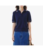 【ラコステ/LACOSTE】のスキッパーネックポロシャツ ネイビー|ID: prp329100004531453 ipo3291000000032584051
