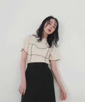 【リアン/Lian】のメロービスチェラインTシャツ 人気、トレンドファッション・服の通販 founy(ファニー) ファッション Fashion レディースファッション Fashion for Women トップス・カットソー Cut & Sew Tops シャツ・ブラウス・オフィスカジュアル Elegant Blouses & Button-Ups ロングTシャツ・Tシャツ Longline T-Shirts & Tees ビスチェ Bustiers & Corset Tops / Layered Bustier Style |ID:prp329100004531457