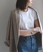 【ノーブル / スピック&スパン/NOBLE / Spick & Span】の《追加》スビンコットンスムースコンパクトTシャツ 人気、トレンドファッション・服の通販 founy(ファニー) ファッション Fashion レディースファッション WOMEN トップス・カットソー Tops/Tshirt シャツ/ブラウス Shirts/Blouses ロング / Tシャツ T-Shirts 再入荷 Restock/Back In Stock/Re Arrival thumbnail ホワイト|ID: prp329100004531484 ipo3291000000032060504