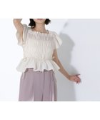 【ナチュラル ビューティー ベーシック/NATURAL BEAUTY BASIC】のレースアップフリルシャーリングブラウス 人気、トレンドファッション・服の通販 founy(ファニー) ファッション Fashion レディースファッション WOMEN トップス・カットソー Tops/Tshirt シャツ/ブラウス Shirts/Blouses thumbnail オフ1|ID: prp329100004531487 ipo3291000000032497120