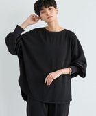 【バンヤードストーム/BARNYARDSTORM】のドルマンスリーブダブルクロスプルオーバー【WEB限定カラー】 人気、トレンドファッション・服の通販 founy(ファニー) ファッション Fashion レディースファッション WOMEN トップス・カットソー Tops/Tshirt プルオーバー Pullover おすすめ Recommend アクセサリー Accessories シンプル Simple スポーティ Sporty セットアップ Set Up ダブル Double デニム Denim ロング Long ヴィンテージ Vintage エレガント 上品 Elegant 人気 Popularity 定番 Standard 帽子 Hat thumbnail ブラック19|ID: prp329100004531505 ipo3291000000032354453