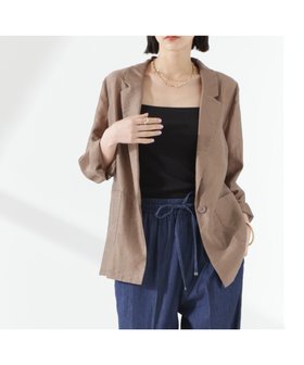 【ナノ ユニバース/nano universe】のシアーシングルジャケット 人気、トレンドファッション・服の通販 founy(ファニー) ファッション Fashion レディースファッション WOMEN アウター Coat Outerwear ジャケット Jackets ウォッシャブル Washable キャミソール Camisole クール Cool シアー Sheer ジャケット Jacket タンク Tank フォーマル Formal おすすめ Recommend エレガント 上品 Elegant ビジネス 仕事 通勤 Business 2025年 2025 2025春夏・S/S Ss,Spring/Summer,2025 |ID:prp329100004531506