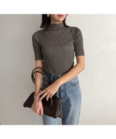 【アニュアンス/anuans】のシアーラメリブニットトップス 人気、トレンドファッション・服の通販 founy(ファニー) ファッション Fashion レディースファッション Fashion for Women トップス・カットソー Cut & Sew Tops ニット Knit Tops & Sweaters アンサンブル Ensemble Set オーガンジー Organza Fabric カーディガン Cardigan, Knitwear シアー Sheer, See-Through スリット Slit, Slit Detail スリーブ Sleeve, Long Sleeve / Short Sleeve ハイネック High Neck, Mock Neck ハーフ Half, Half-Length おすすめ Recommended / Our Picks エレガント 上品 Elegant |ID:prp329100004531538