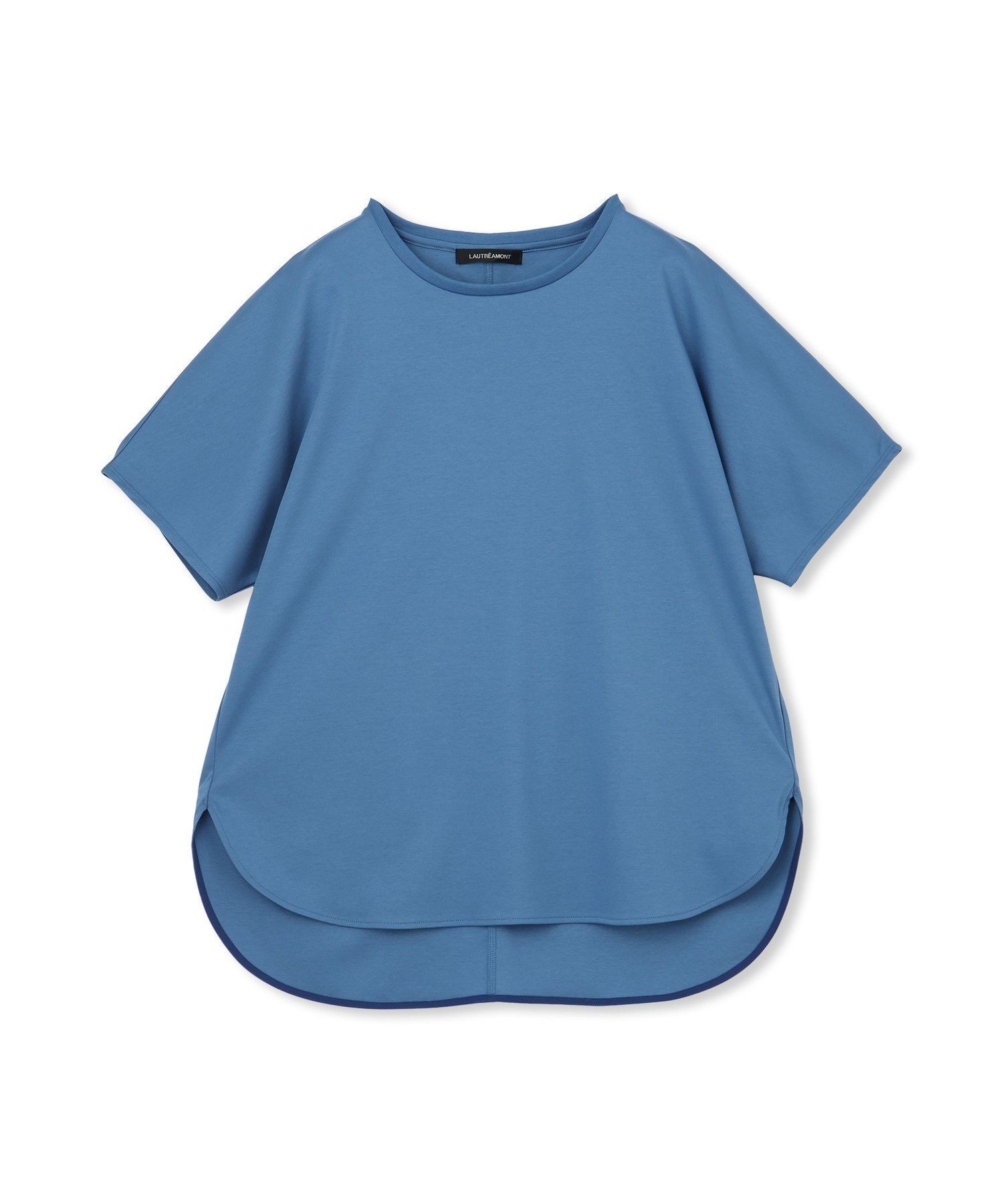 【ロートレ アモン/LAUTRE AMONT】のリュクスデイリーカットソー≪洗濯機で洗える≫ インテリア・キッズ・メンズ・レディースファッション・服の通販 founy(ファニー) 　ファッション　Fashion　レディースファッション　WOMEN　トップス・カットソー　Tops/Tshirt　カットソー　Cut and Sewn　インナー　Inner　カットソー　Cut And Sew　シンプル　Simple　ベーシック　Basic　今季　This Season　洗える　Washable　ブルー|ID: prp329100004531547 ipo3291000000032033993