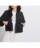 【エヌ ナチュラルビューティーベーシック/N.Natural Beauty basic】のシアーブルゾン ブラック|ID: prp329100004531553 ipo3291000000032073460