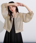 【エヌ ナチュラルビューティーベーシック/N.Natural Beauty basic】のシアーブルゾン グレージュ|ID: prp329100004531553 ipo3291000000032073461