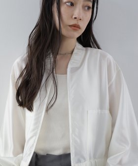 【エヌ ナチュラルビューティーベーシック/N.Natural Beauty basic】のシアーブルゾン 人気、トレンドファッション・服の通販 founy(ファニー) ファッション Fashion レディースファッション WOMEN アウター Coat Outerwear ブルゾン Blouson/Jackets ギャザー Gather シアー Sheer フェミニン Feminine ポケット Pocket |ID:prp329100004531553