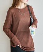 【ディスコート/Discoat】の【新色追加!】シアープルオーバー 《WEB限定カラーあり》 人気、トレンドファッション・服の通販 founy(ファニー) ファッション Fashion レディースファッション Fashion for Women トップス・カットソー Cut & Sew Tops カジュアルプルオーバー・ニットトップス Pullovers & Knit Tops / Casual Pullovers インナー Innerwear シアー Sheer, See-Through スリット Slit, Slit Detail thumbnail ブラウン|ID: prp329100004531572 ipo3291000000033997518