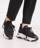 【プラスダイアナ/plus diana】の【撥水加工】リサイクルニットコンビスニーカー 人気、トレンドファッション・服の通販 founy(ファニー) ファッション Fashion レディースファッション Fashion for Women トップス・カットソー Cut & Sew Tops ニット Knit Tops & Sweaters インソール Shoe Insole クッション Cushion, Throw Pillow コンビ Combo, Combination Style ストーン Stone, Gem-Like スニーカー Sneakers, Trainers フィット Fit, Slim Fit フェミニン Feminine, Girly ラバー Rubber, Rubber Sole レース Lace, Lace Fabric 軽量 Lightweight, Ultra Light thumbnail 黒生地*|ID: prp329100004531588 ipo3291000000032725362