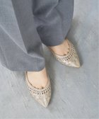 【ル タロン/Le Talon】の《追加》ポインテッドサシメッシュフラット 人気、トレンドファッション・服の通販 founy(ファニー) ファッション Fashion レディースファッション WOMEN おすすめ Recommend インソール Insole クッション Cushion シューズ Shoes フィット Fit メッシュ Mesh 軽量 Lightweight thumbnail シルバー|ID: prp329100004531595 ipo3291000000032129803