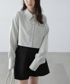 【フリーズマート/FREE'S MART】のバックレースアップショート丈シャツ 人気、トレンドファッション・服の通販 founy(ファニー) ファッション Fashion レディースファッション WOMEN トップス・カットソー Tops/Tshirt シャツ/ブラウス Shirts/Blouses ショルダー Shoulder ショート Short ドロップ Drop バランス Balance フロント Front ベーシック Basic ミニスカート Mini Skirt レース Race thumbnail ライトグレー|ID: prp329100004531606 ipo3291000000032034245