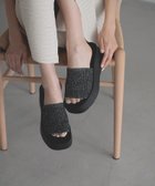 【ローリーズファーム/LOWRYS FARM】のカンドウフィットニットサンダル 人気、トレンドファッション・服の通販 founy(ファニー) ファッション Fashion レディースファッション WOMEN サンダル Sandals ショート Short タイトスカート Tight Skirt バランス Balance フィット Fit ボトム Bottom thumbnail ブラックラメ|ID: prp329100004531622 ipo3291000000032302716