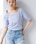 【ノーブル / スピック&スパン/NOBLE / Spick & Span】の《追加》スビンコットンソフトスクエアーネックTシャツ 人気、トレンドファッション・服の通販 founy(ファニー) ファッション Fashion レディースファッション WOMEN トップス・カットソー Tops/Tshirt シャツ/ブラウス Shirts/Blouses ロング / Tシャツ T-Shirts 再入荷 Restock/Back In Stock/Re Arrival thumbnail ブルー A|ID: prp329100004531649 ipo3291000000032034412